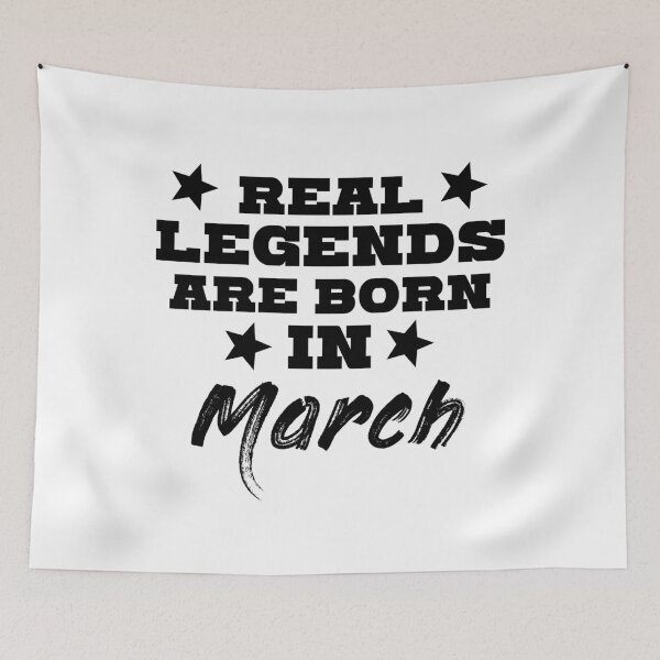 Item preview, Legends are born in March designed and sold by kailukask.