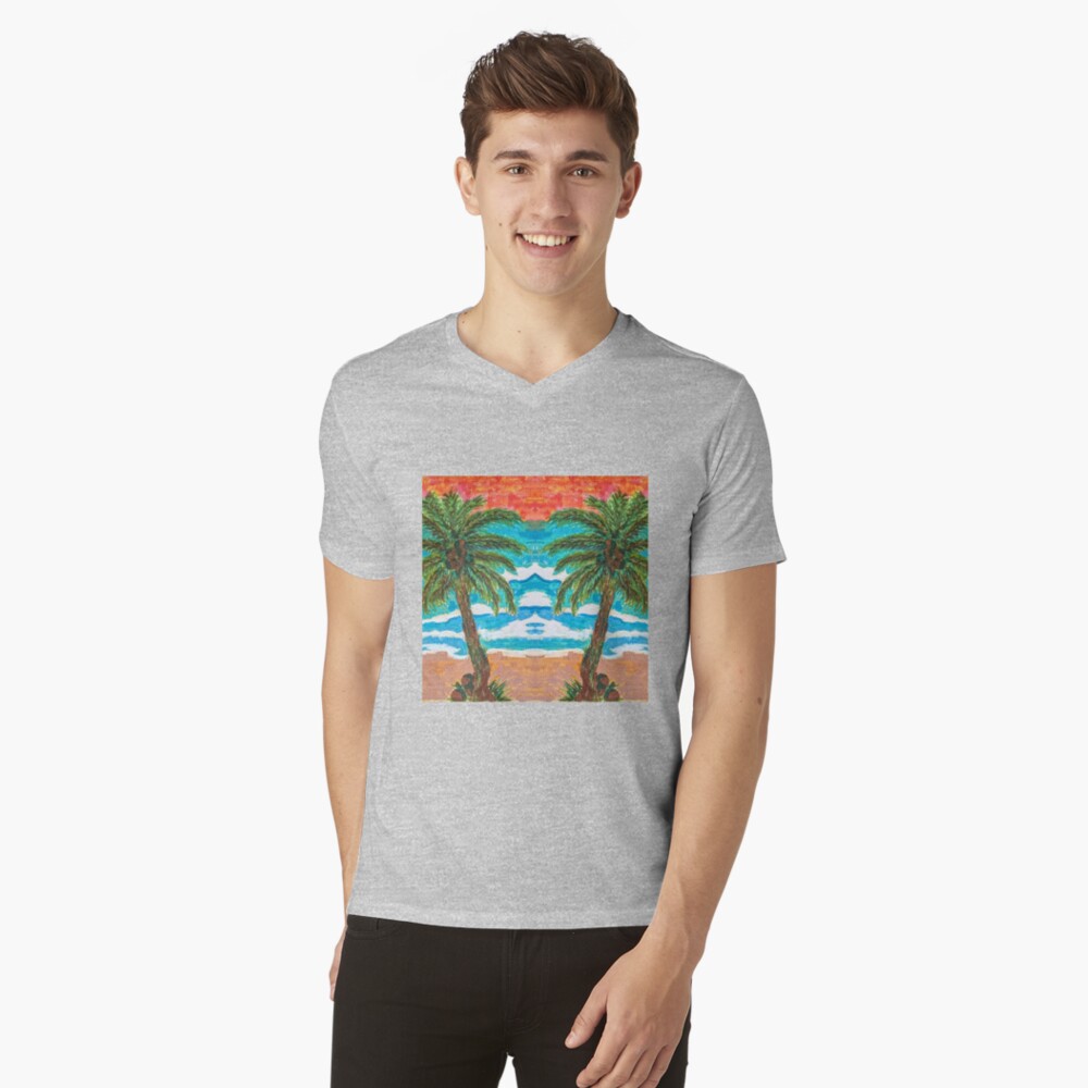 Item preview, V-Neck T-Shirt designed and sold by Ladyinthemitten.