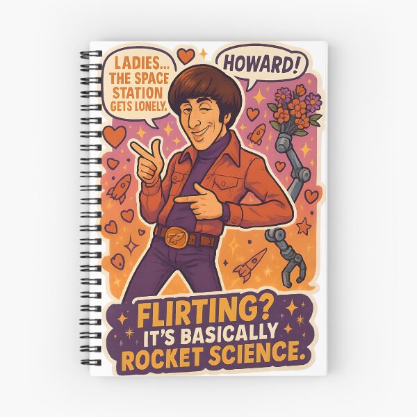 Item preview, Flirting? It’s Basically Rocket Science. – Howard’s Space Rizz designed and sold by MAVNALE.