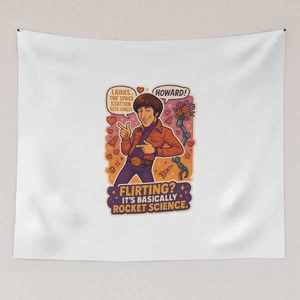 Item preview, Flirting? It’s Basically Rocket Science. – Howard’s Space Rizz designed and sold by MAVNALE.
