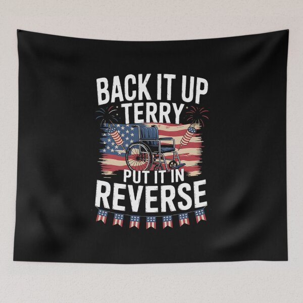 Item preview, Back It Up Terry Put It In Reverse Fireworks 4th Of July designed and sold by BakeryDozen.