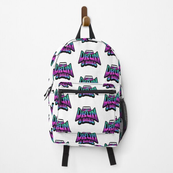 Item preview, DRUM AND BASS - Neon Boombox (Black) designed and sold by Discothreadz.
