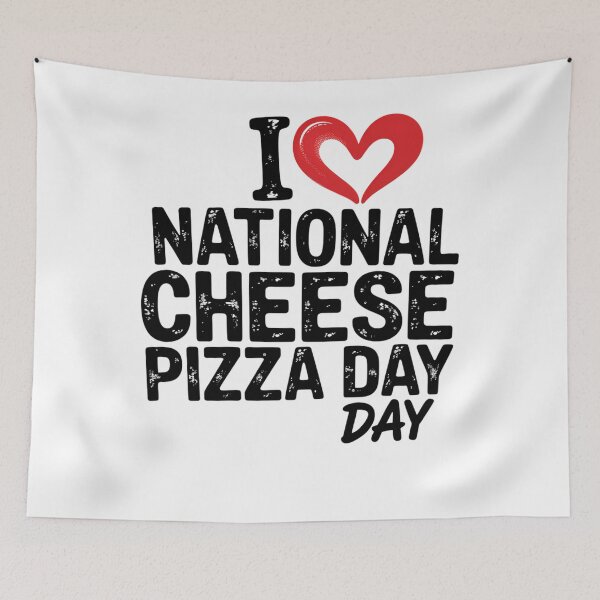 Item preview, I Love National Cheese Pizza Day designed and sold by brynatshop.