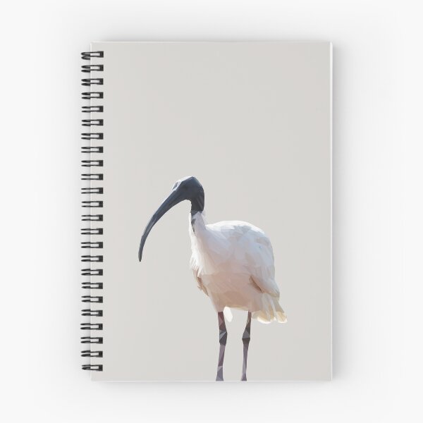 Item preview, Minimalist Australian Ibis Bird Print – Taupe and Black Polygon Bird Wall Art for Modern Home or Office designed and sold by 9th Cycle Studios.