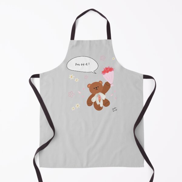 Item preview, You Did It – mono bear messages ( Gray Background ) designed and sold by mintmono-studio.