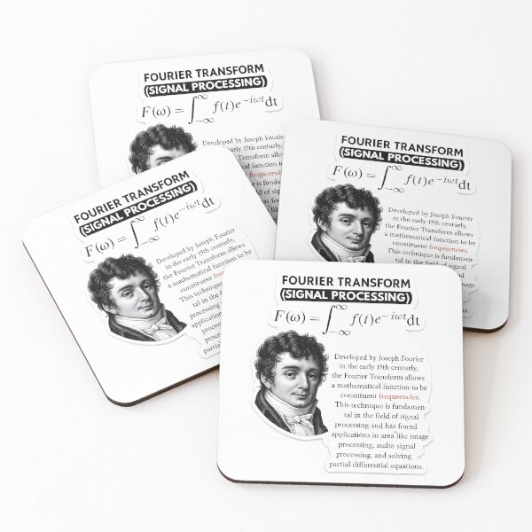 Item preview, Fourier Transform Formula – Signal Processing & Math Engineering Art designed and sold by Physics Lab.
