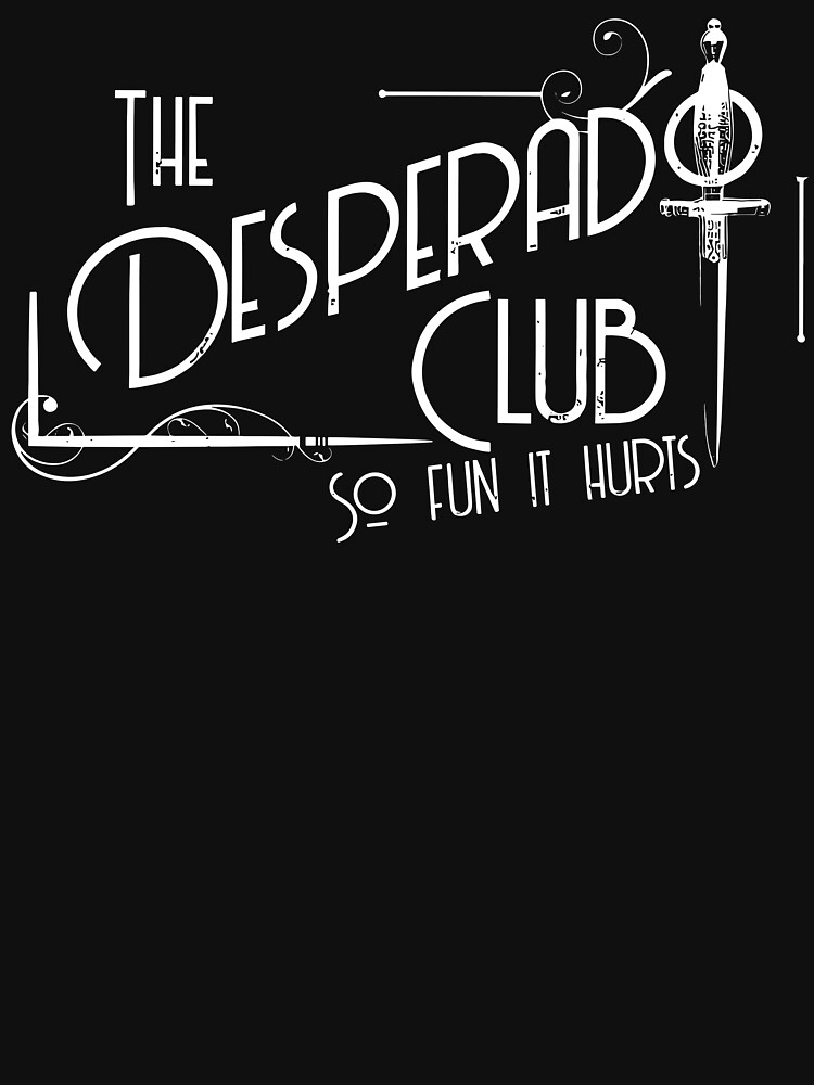 Imagen 7 de 7, Camiseta esencial con la obra El Club Desperado Tan Divertido Que Duele, diseñada y vendida por dakshagirii.