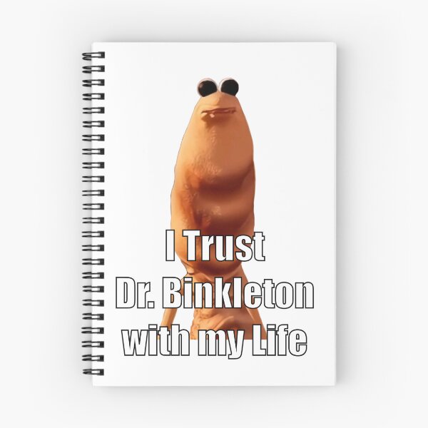 Item preview, Marcus the Worm I Trust Dr. Binkleton with my Life designed and sold by Camivettearts.