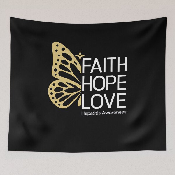 Item preview, Faith Hope Love Hepatitis Awareness Support Squad designed and sold by heeun.