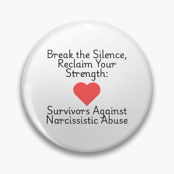 Item preview, Break the Silence, Reclaim Your Strength: Survivors Against Narcissistic Abuse - Narcissist Survivor Quote Sticker designed and sold by brodidudie.