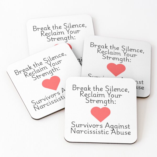 Item preview, Break the Silence, Reclaim Your Strength: Survivors Against Narcissistic Abuse - Narcissist Survivor Quote Sticker designed and sold by brodidudie.