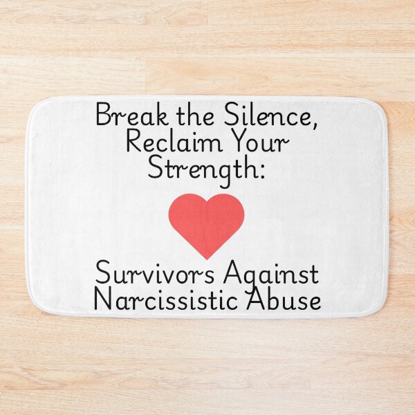 Item preview, Break the Silence, Reclaim Your Strength: Survivors Against Narcissistic Abuse - Narcissist Survivor Quote Sticker designed and sold by brodidudie.