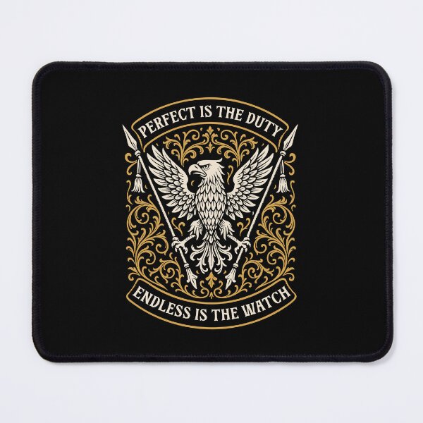 Item preview, Perfect is the Duty Endless is the Watch Custodian Wargaming designed and sold by pixeptional.