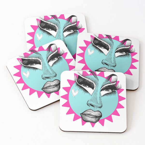Item preview, Trixie Starburst in Pink and Aqua designed and sold by Jeralyn Victoria.