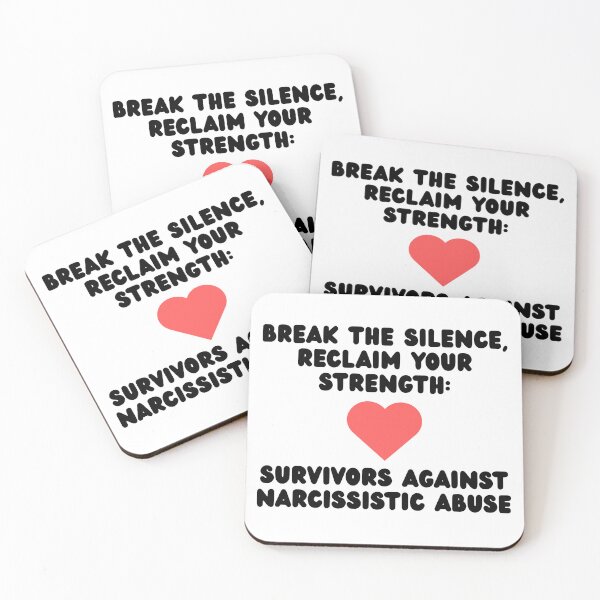 Item preview, Break the Silence, Reclaim Your Strength: Survivors Against Narcissistic Abuse - Narcissist Survivor Quote Sticker designed and sold by brodidudie.