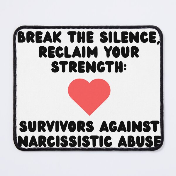 Item preview, Break the Silence, Reclaim Your Strength: Survivors Against Narcissistic Abuse - Narcissist Survivor Quote Sticker designed and sold by brodidudie.