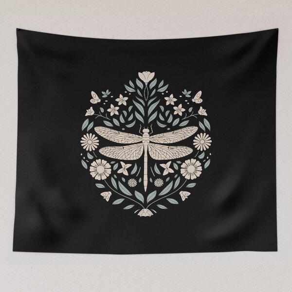 Item preview, Dragon Fly Floral designed and sold by rbc-wrights.