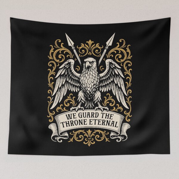 Item preview, We Guard the Throne Eternal Custodian Wargaming designed and sold by pixeptional.