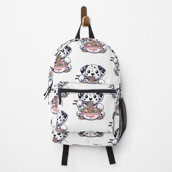 Item preview, Dalmatian Anime Dog Eating Ramen Noodles designed and sold by doodIllustrate.