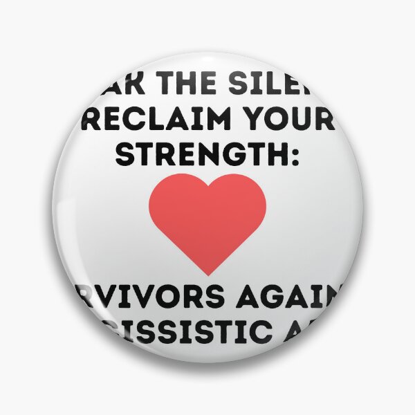 Item preview, Break the Silence, Reclaim Your Strength: Survivors Against Narcissistic Abuse - Narcissist Survivor Quote Sticker designed and sold by brodidudie.