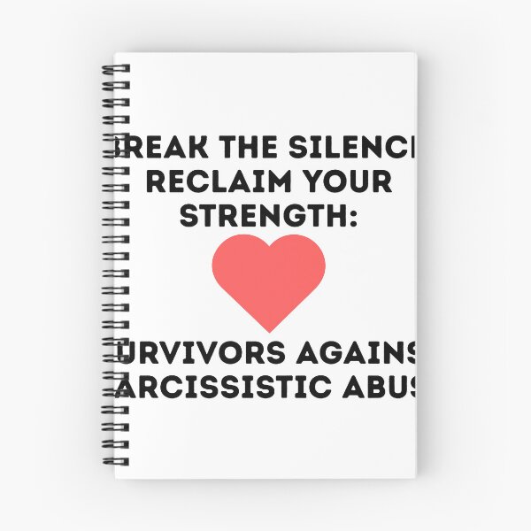 Item preview, Break the Silence, Reclaim Your Strength: Survivors Against Narcissistic Abuse - Narcissist Survivor Quote Sticker designed and sold by brodidudie.