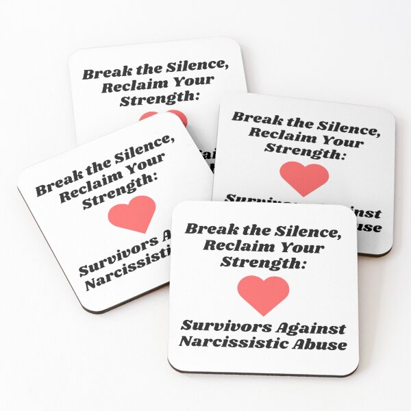 Item preview, Break the Silence, Reclaim Your Strength: Survivors Against Narcissistic Abuse - Narcissist Survivor Quote Sticker designed and sold by brodidudie.
