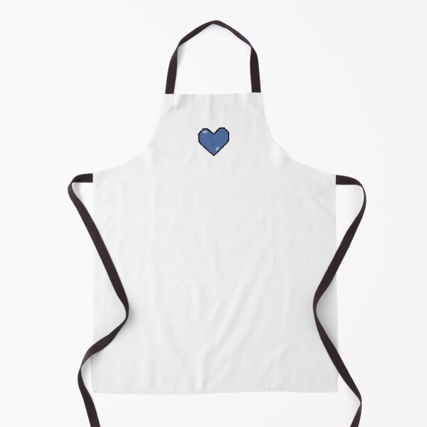 Item preview, ROYGBIV Blue Cartoon Pixel Heart designed and sold by KQsWonderland.