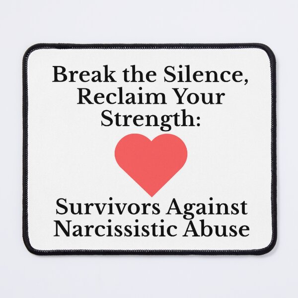 Item preview, Break the Silence, Reclaim Your Strength: Survivors Against Narcissistic Abuse - Narcissist Survivor Quote Sticker designed and sold by brodidudie.