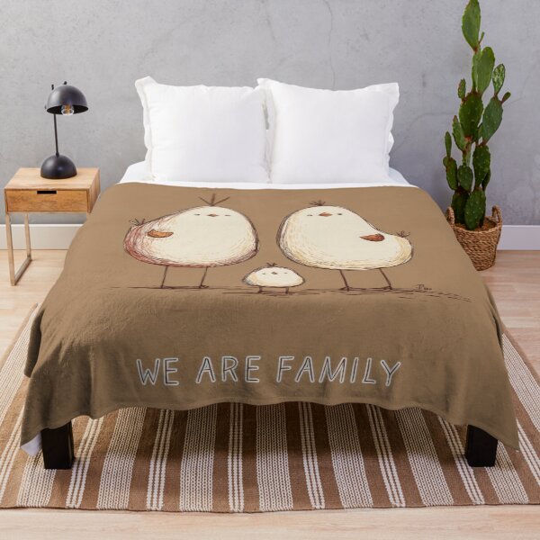 Item preview, We Are Family: Cute Bird Illustration for Kids designed and sold by dawnleblanc55.