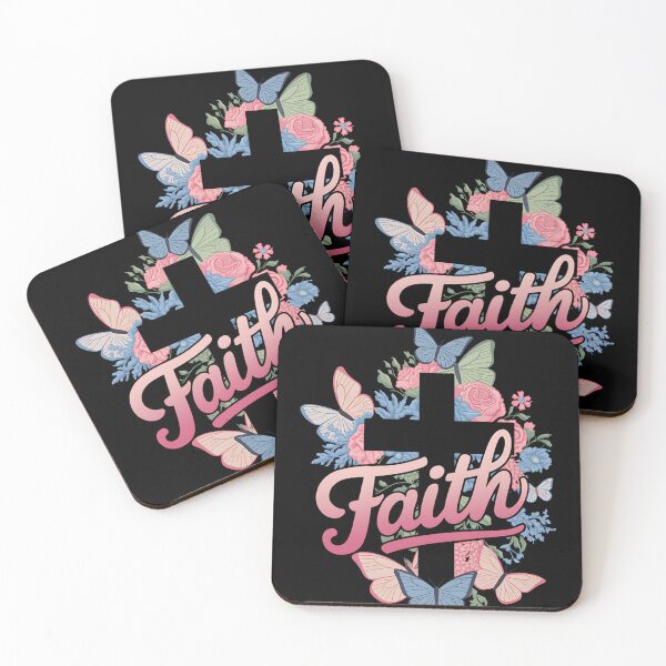 Item preview, Faith-Cross Floral Butterflies designed and sold by heeun.