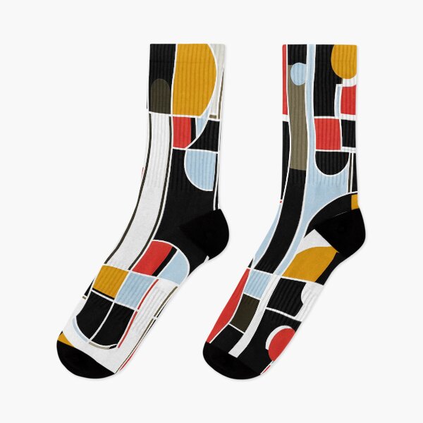 Item preview, Bauhaus Mid-Century Modern 1950's Colorful Abstract Pattern designed and sold by DEC02.