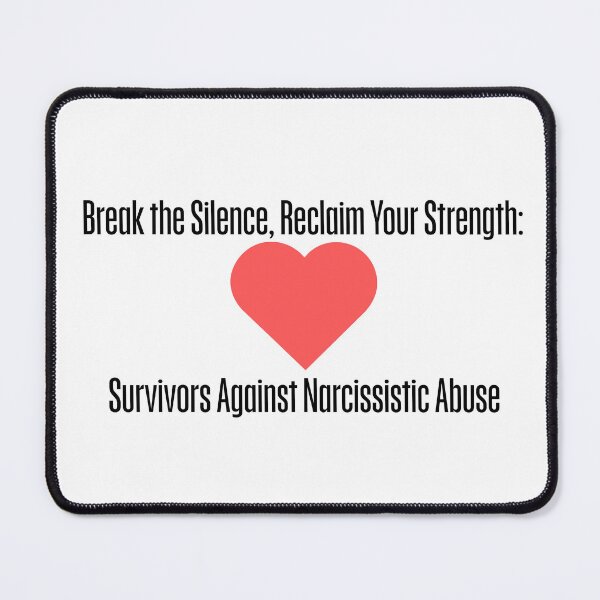Item preview, Break the Silence, Reclaim Your Strength: Survivors Against Narcissistic Abuse - Narcissist Survivor Quote Sticker designed and sold by brodidudie.