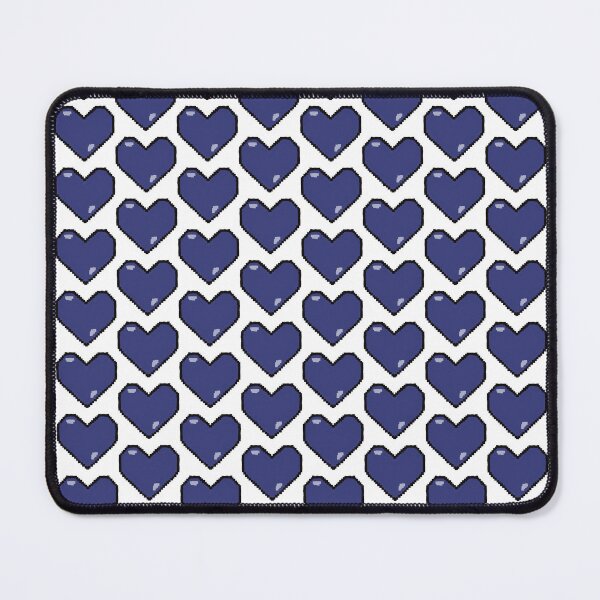 Item preview, ROYGBIV Indigo Cartoon Pixel Heart designed and sold by KQsWonderland.