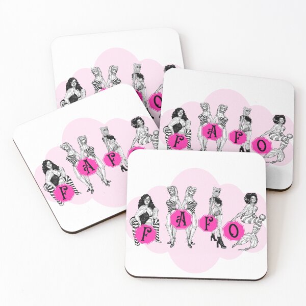 Item preview, Fafo Irreverent Dolls in Pink designed and sold by Jeralyn Victoria.