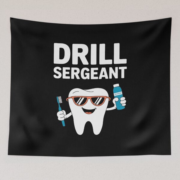 Item preview, Drill Sergeant Dental Teeth Doctor Dentistry designed and sold by rbc-wrights.
