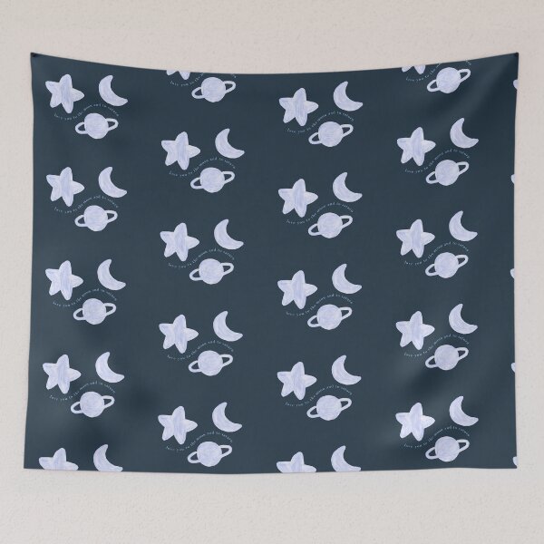 Item preview, Purple Love You To The Moon and Satur designed and sold by Chandra Bellinger.