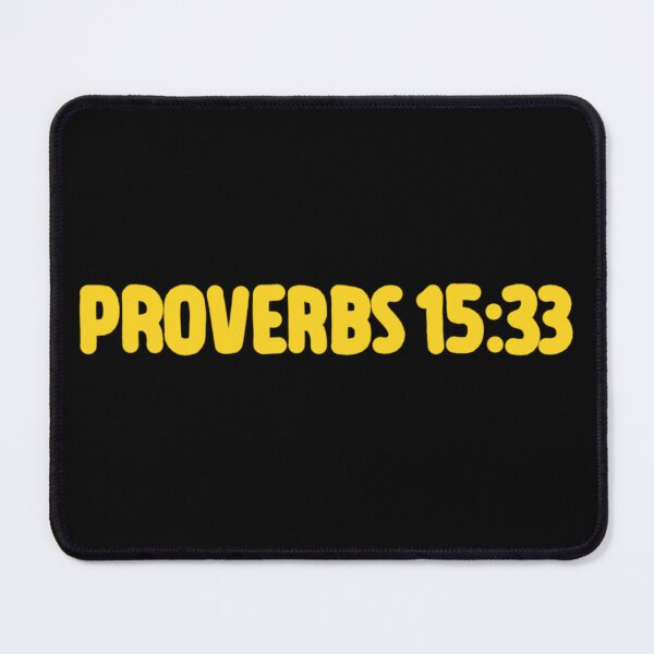Item preview, Proverbs 15:33 mustard designed and sold by LRM_ artz.