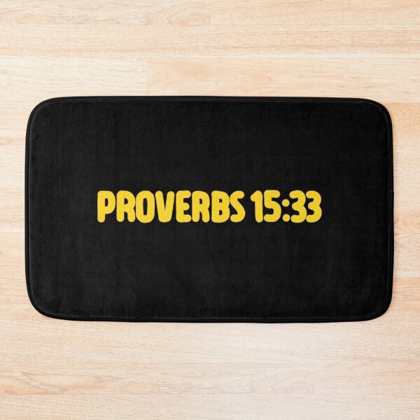 Item preview, Proverbs 15:33 mustard designed and sold by LRM_ artz.