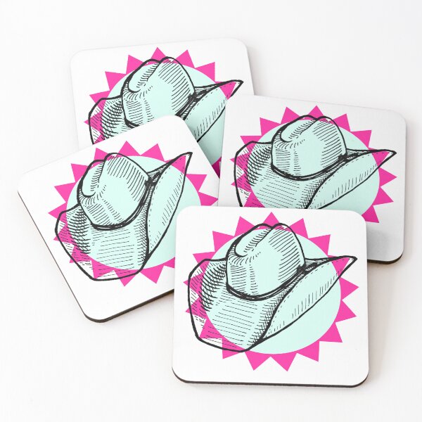 Item preview, Country Hat in aqua and pink designed and sold by Jeralyn Victoria.