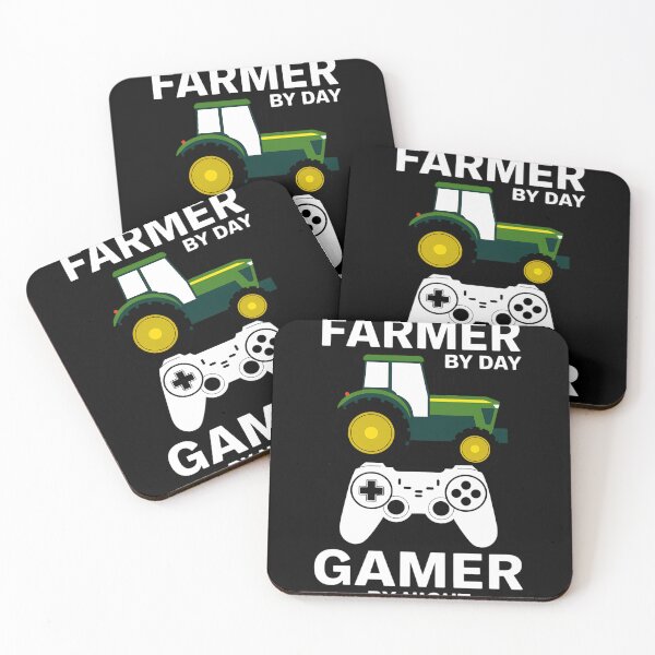 Artikelvorschau, Farmer bei Tag, Gamer bei Nacht entworfen und verkauft von heeun.