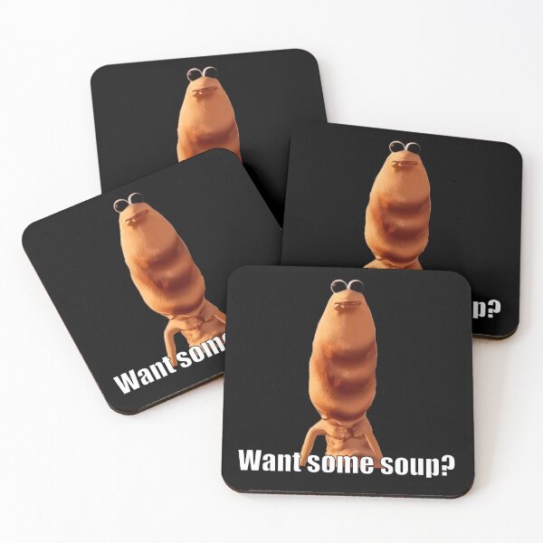 Item preview, Marcus the Worm Want Some Soup? designed and sold by Camivettearts.