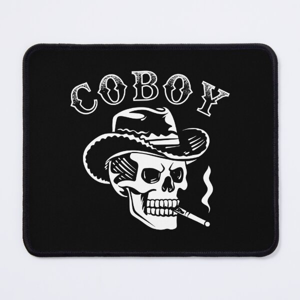 Item preview, Cowboy Skull Smoking Western Grit Art designed and sold by Darderdoor.