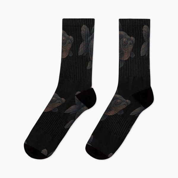 Item preview, Goldfish - Pixel Art - 8bit graphics 16bit graphics - Retro Fish Art - Black Moor designed and sold by Kabuji Store.