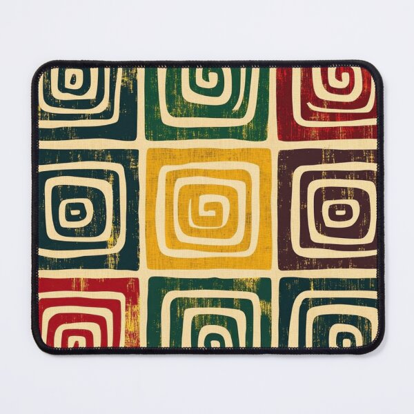 Item preview, Vintage Cotonou, Benin Pattern - 16th Century Geometric Design designed and sold by Myra365Art.