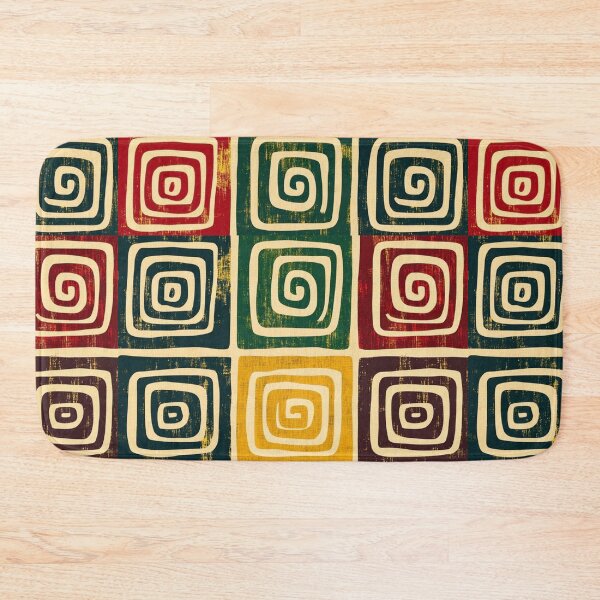 Item preview, Vintage Cotonou, Benin Pattern - 16th Century Geometric Design designed and sold by Myra365Art.