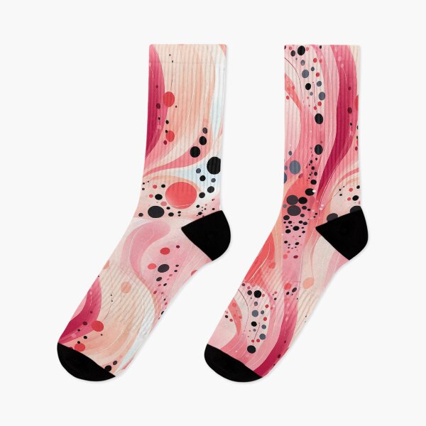 Item preview, Retro Poka Dots Bio Cells Liquid Flow - Pink designed and sold by Starbuy01.