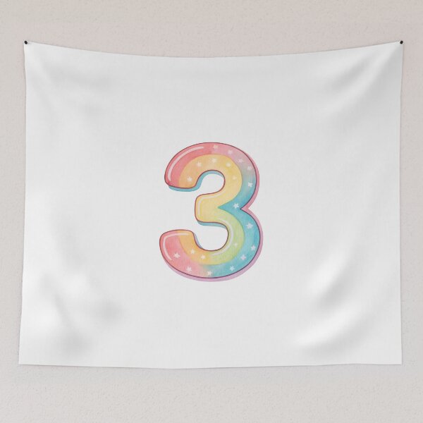 Item preview, Number Three designed and sold by nimmitrends.
