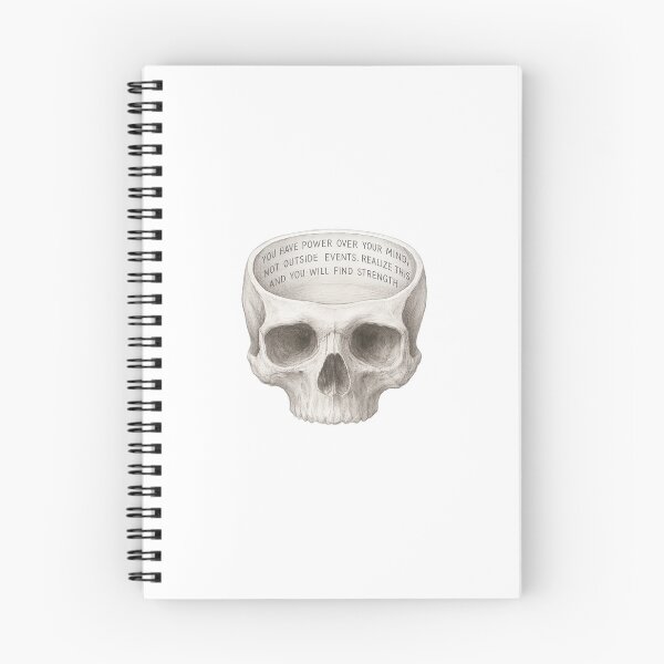 Item preview, Marcus Aurelius skull designed and sold by Killer Creative.