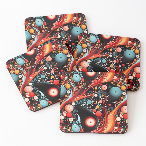 Item preview, Retro Poka Dots Bio Cells Liquid Flow  designed and sold by Starbuy01.