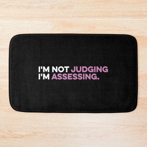 Item preview, I'm Not Judging I'm Assessing - Funny Social Worker designed and sold by zeviwanty.
